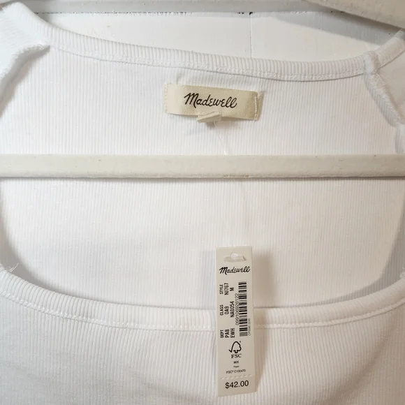 Madewell Brightside Aruba Squareneck Tee - Picture 4 of 4